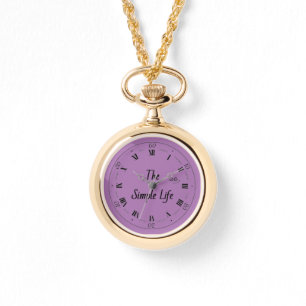 "The Simple Life" watch necklace