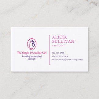 The Simply Irresistible Girl Business Card