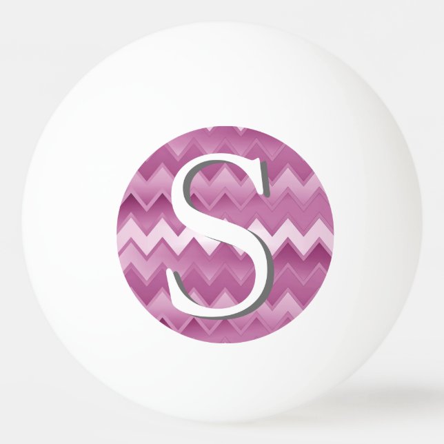 The Simply ZigZag - Pink Ping Pong Ball (Back)