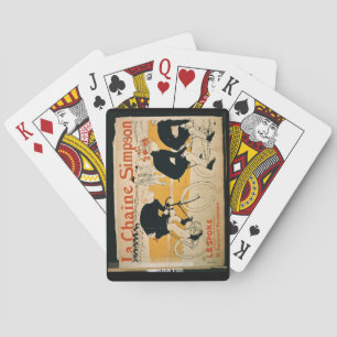 'The Simpson Chain', Paris (colour litho) Playing Cards