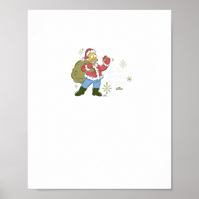 The Simpsons Christmas Tis The Jelly Season Poster (Front)