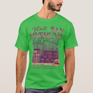 The Sims Visit San Myshuno City Living Video Game  T-Shirt
