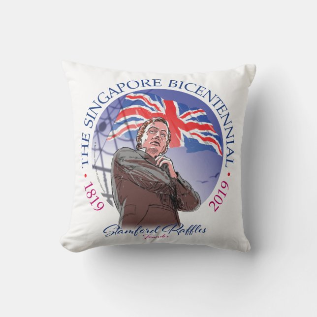 The Singapore Bicentennial Collection Cushion (Front)