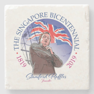 The Singapore Bicentennial Collection Stone Coaster