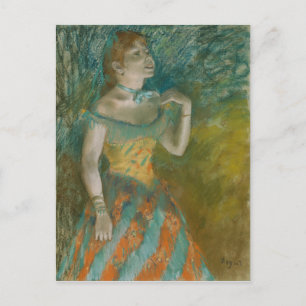 The Singer in Green - Edgar Degas Postcard