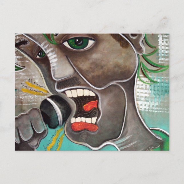 The SInger Postcard (Front)