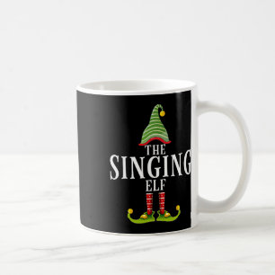 The Singing Elf Funny Matching Pajama Xmas  Coffee Mug