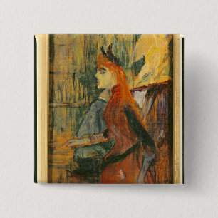 The Singing Lesson, 1882 15 Cm Square Badge