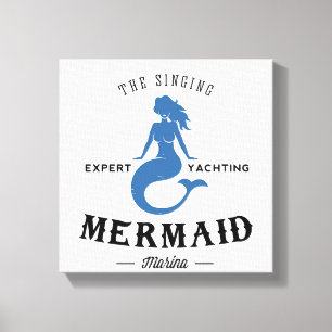 The Singing Mermaid Poster Canvas Print