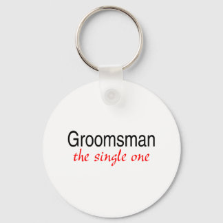 The Single Groomsman Key Ring