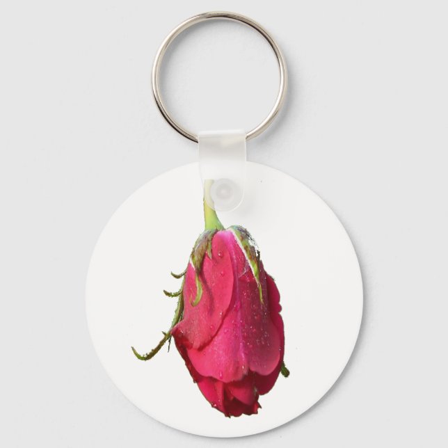 The single Rose Key Ring (Front)