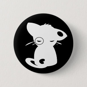 The sinister mittens 6 cm round badge