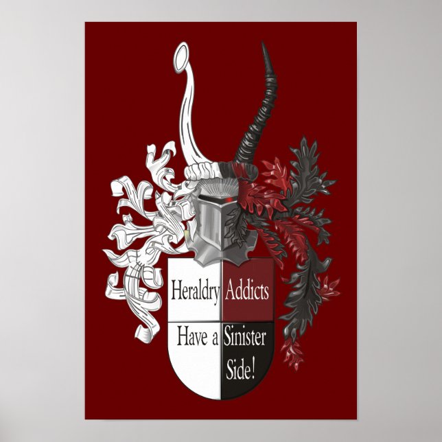 The Sinister Side of Heraldry Poster (Front)