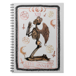 The Sinner Tarot Card Notebook