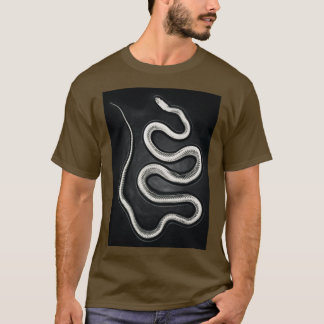 The sinuousness of the snake with its exposed skel T-Shirt