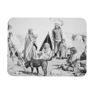 The Sioux Reservation at Pine Ridge, South Dakota, Magnet