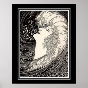 "The Siren Voice" Art Deco Print 16 x 20 ca 1937