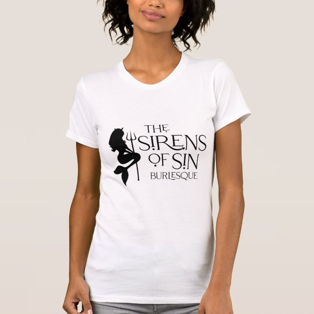 The Sirens of Sin B... Women's Slim Fit T-Shirt (Front)