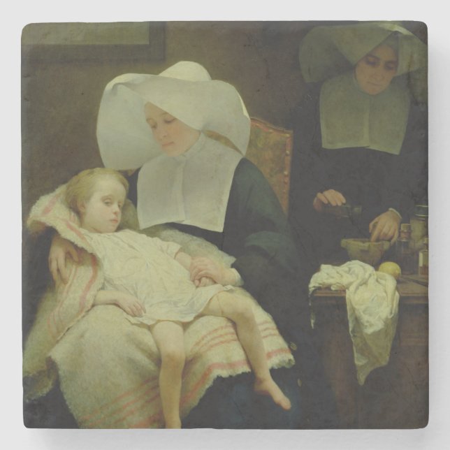 The Sisters of Mercy, 1859 Stone Coaster (Front)