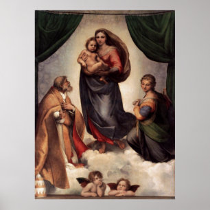 The Sistine Madonna Canvas Print