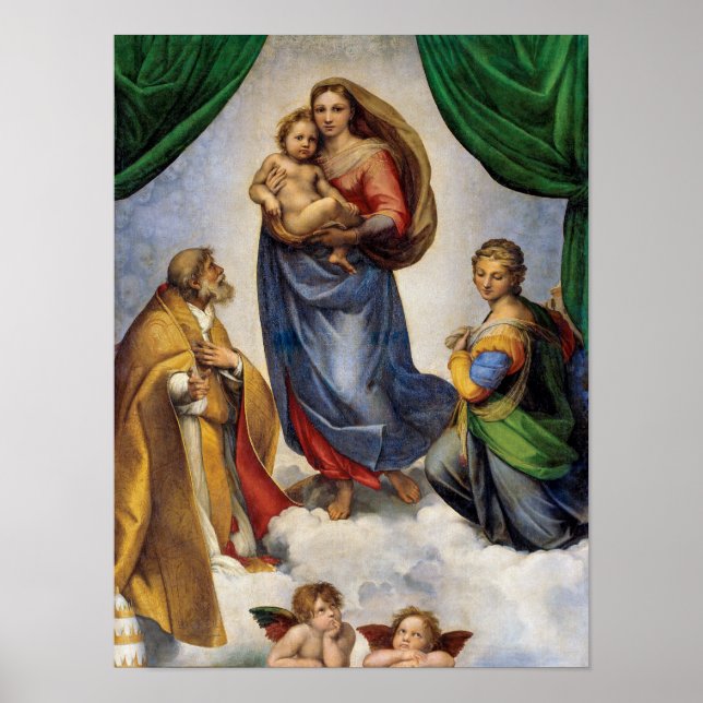 The Sistine Madonna | Raphael | Poster (Front)