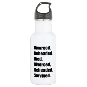 The Six Wives of Henry VIII 532 Ml Water Bottle