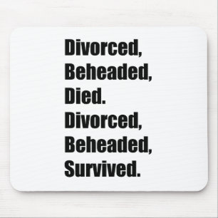 The Six Wives of Henry VIII Mouse Pad