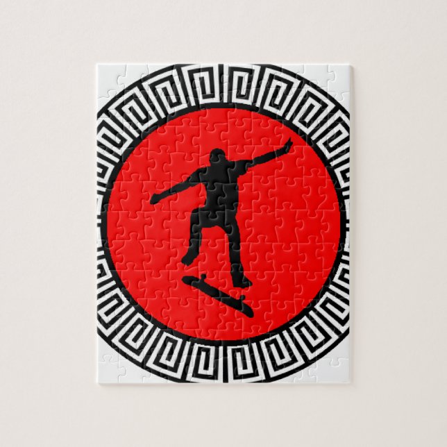THE SKATE DAY JIGSAW PUZZLE (Vertical)