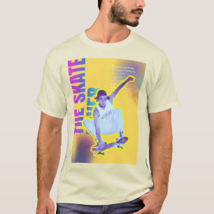 The Skate Lover - Men's Basic Cream Colour T-Shirt