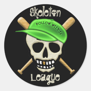 The Skeleton League - Hollow Weenies Classic Round Sticker
