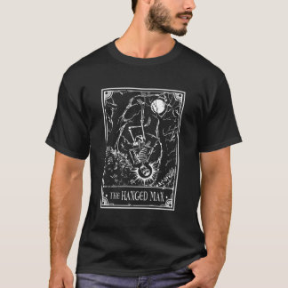 The Skeleton Man Tarot Card Occult Tarot Reader Re T-Shirt