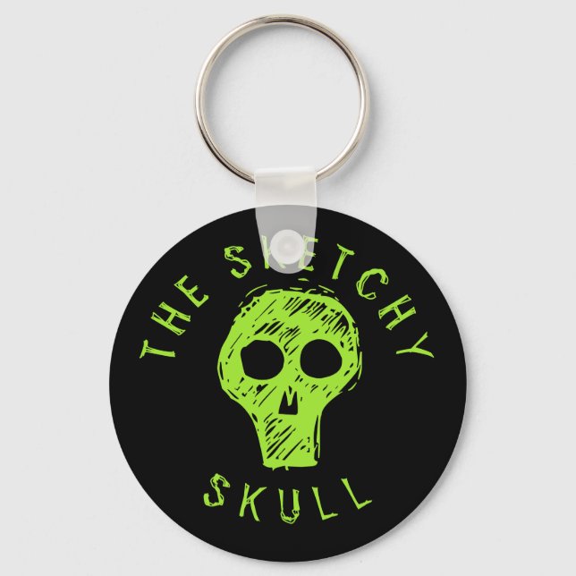 THE SKETCHY SKULL - Keychain (Front)