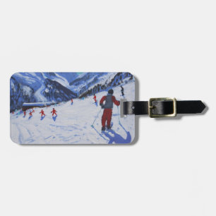 The ski instructor Mottaret Luggage Tag