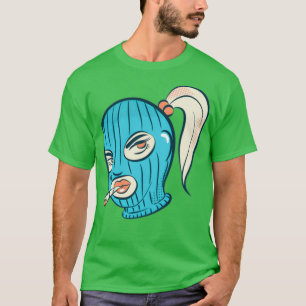 The Ski Mask Girl Smoking T-Shirt