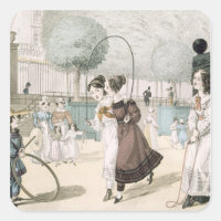 The Skipping Game, plate 115 from 'Le Bon Genre',