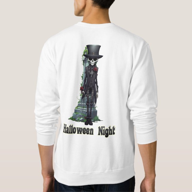 The skull of the Rose Sweatshirt (Back)