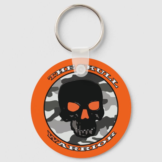 The skull warrior  key ring (Front)