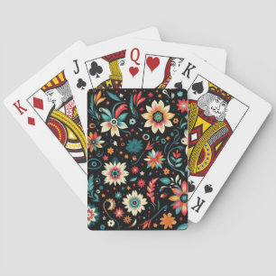 the sky blue of Mexico sings salsa Playing Cards
