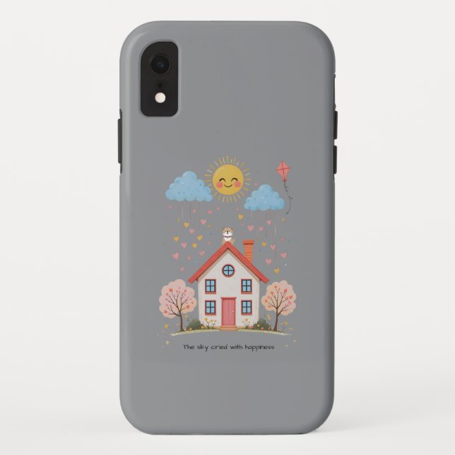 The sky cried with happiness Case-Mate iPhone case (Back)