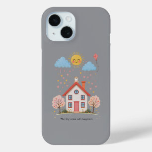 The sky cried with happiness iPhone 15 case