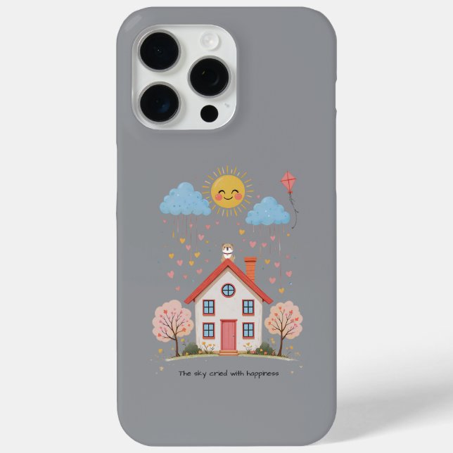 The sky cried with happiness Case-Mate iPhone case (Back)