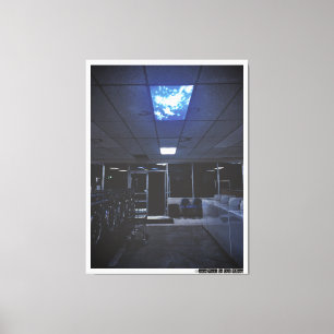 the sky is falling canvas print