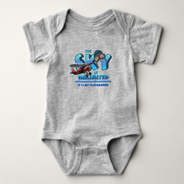 The Sky is My Playground | Baby Bodysuit (Front)