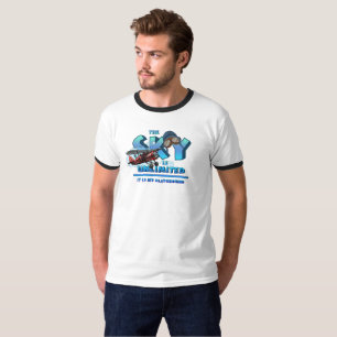 The Sky is My Playground Men's Ringer T-Shirt