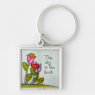 The Sky Is The Limit Key Ring