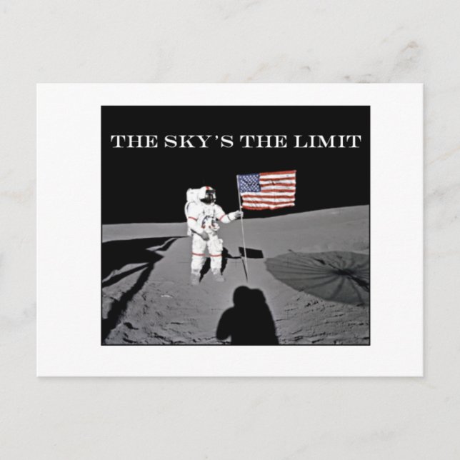 The Sky's the Limit Postcard (Front)