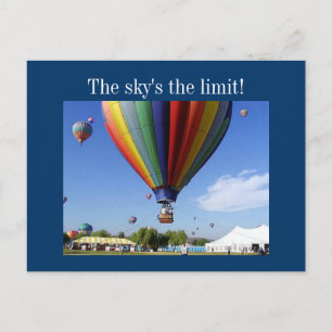 The Sky's the Limit! Postcard