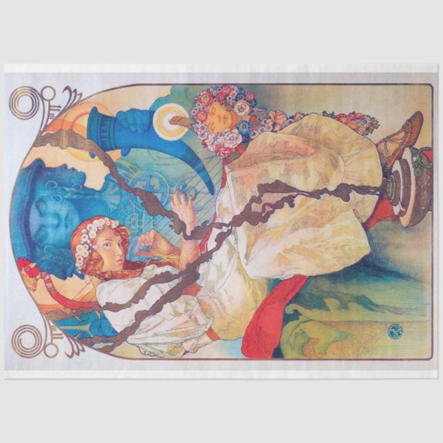 The Slav Epic, Alphonse Mucha Tissue Paper (Front)