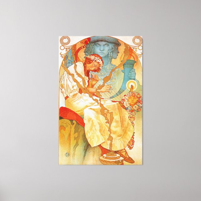 The Slav Epic By  Alphonse Mucha Canvas Print (Front)