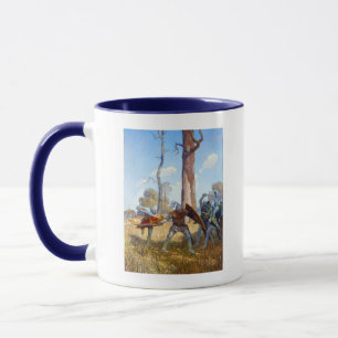The Slaying of Sir Lamorak, c. 1922 by N.C. Wyeth Mug